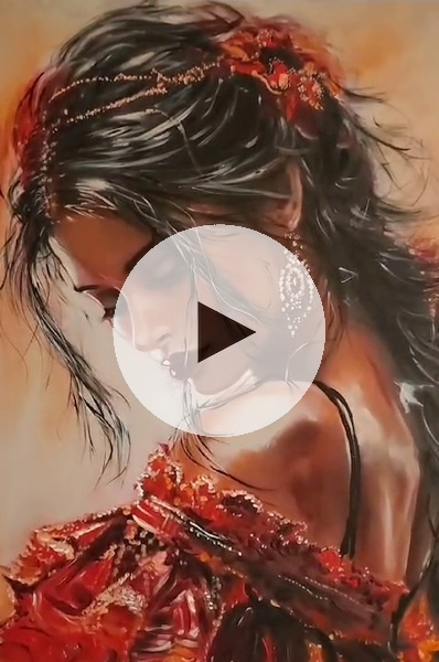 ArteDiAlina.com painting: Enchanted by a melody